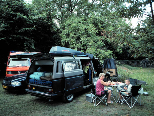 Privater Campingplatz in Prag-Troja