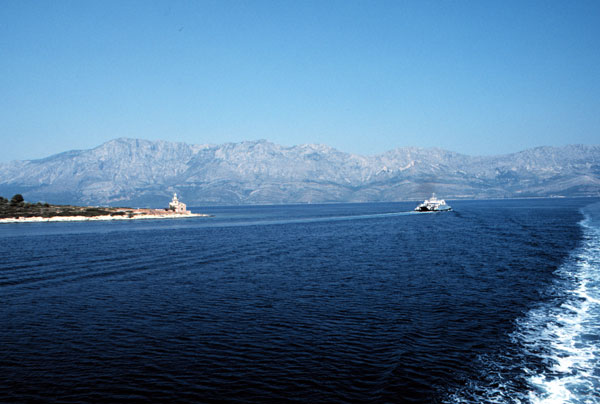 berfahrt nach Korcula