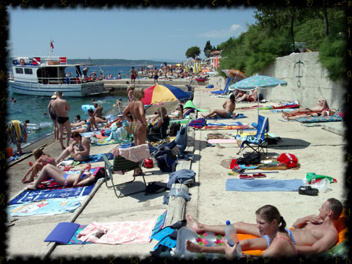 "Strand" des Campingplatz "autocamp selce" in Selce